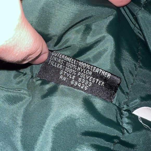 Vintage Wilsons Leather Green Suede Coat – Hooded Parka – Women’s Medium jacket - Picture 6 of 11